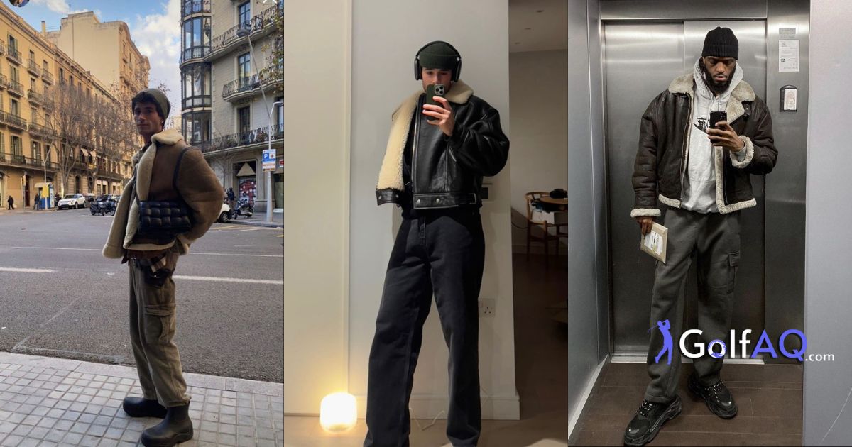 47+  Ways to Style a Shearling Aviator Jacket for Men This Winter